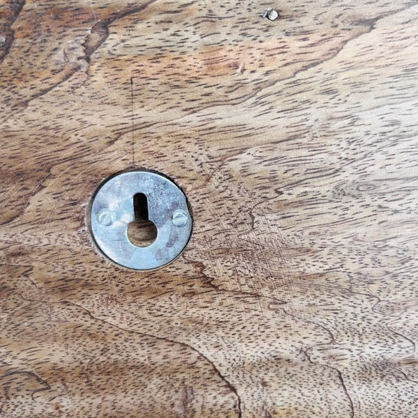 Mango wood personalised coat rack