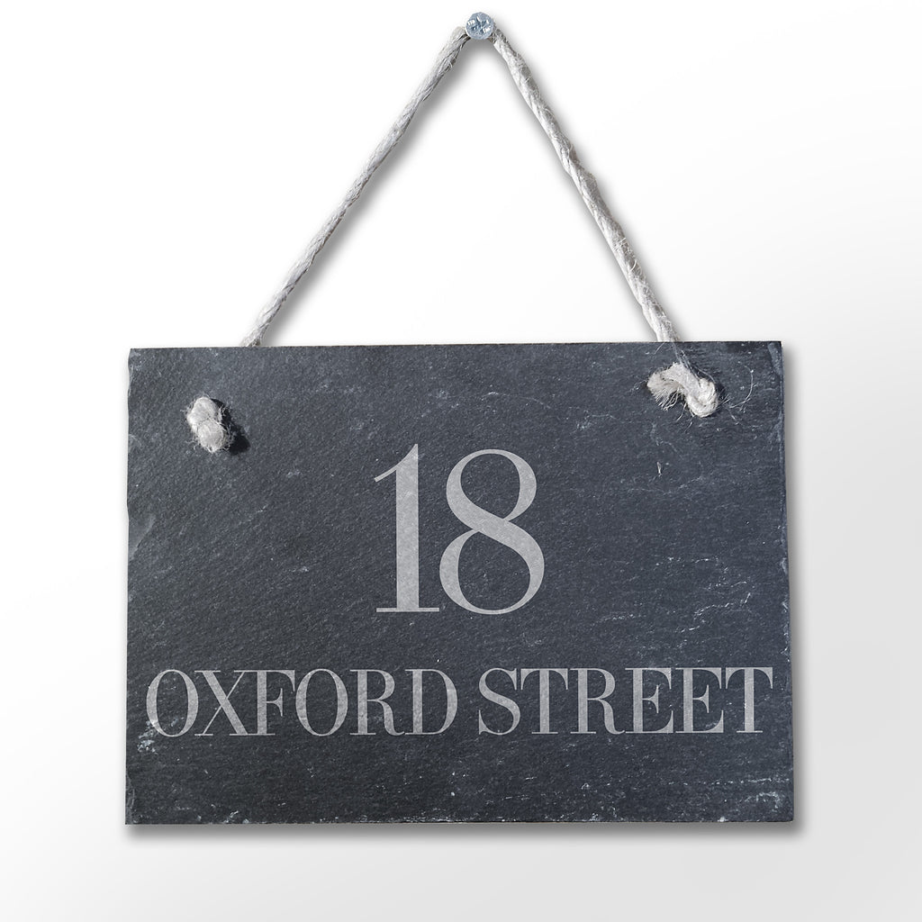 Slate Plaque Door Sign