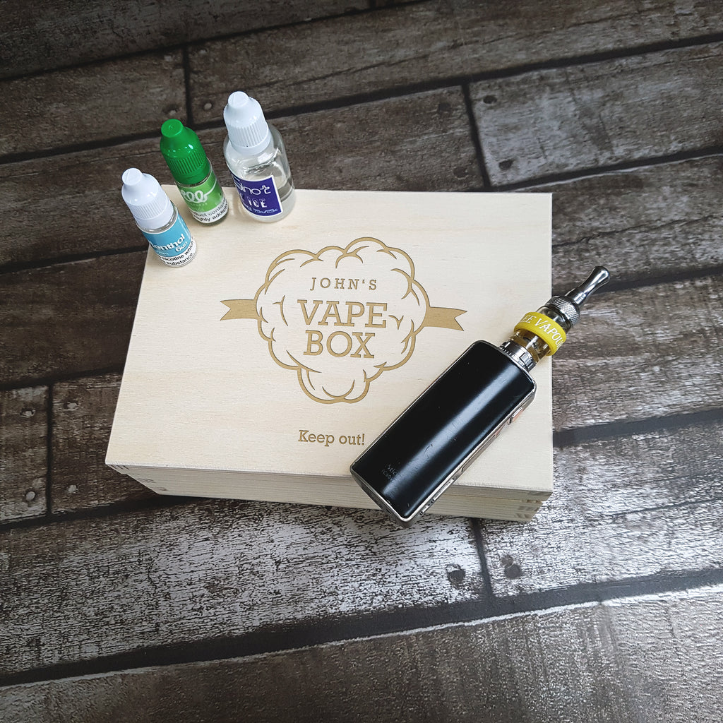 vape box, personalised vape box, wooden vape box, personalised box