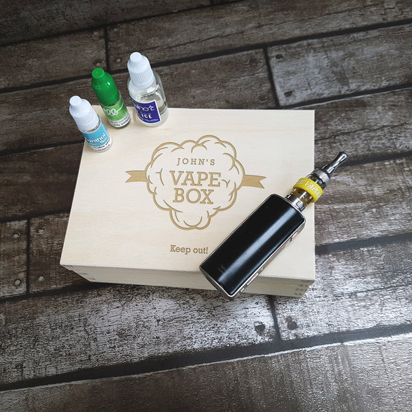 vape box, personalised vape box, wooden vape box, personalised box