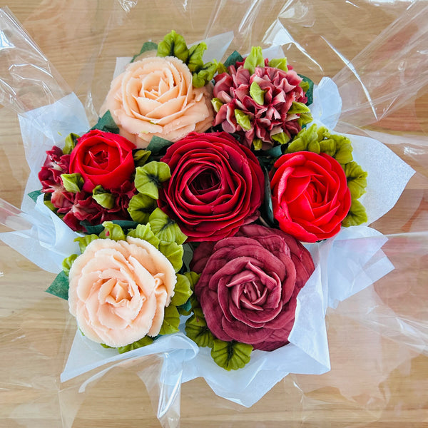 Buttercream cupcake bouquet - Mrs O’Reilly’s - Cakes of Art