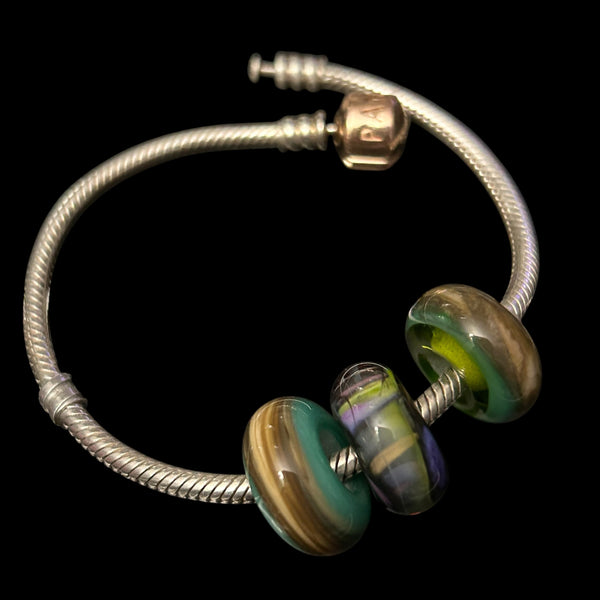 Handmade Glass European Bracelet Beads