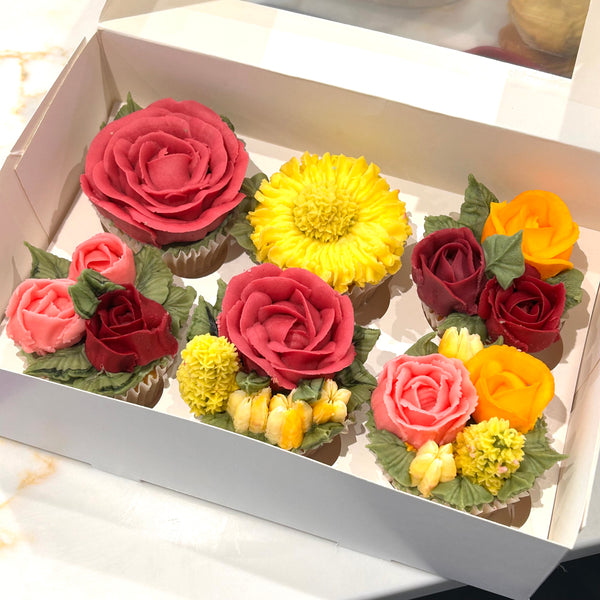 Floral Buttercream Cupcake Workshop - one to one