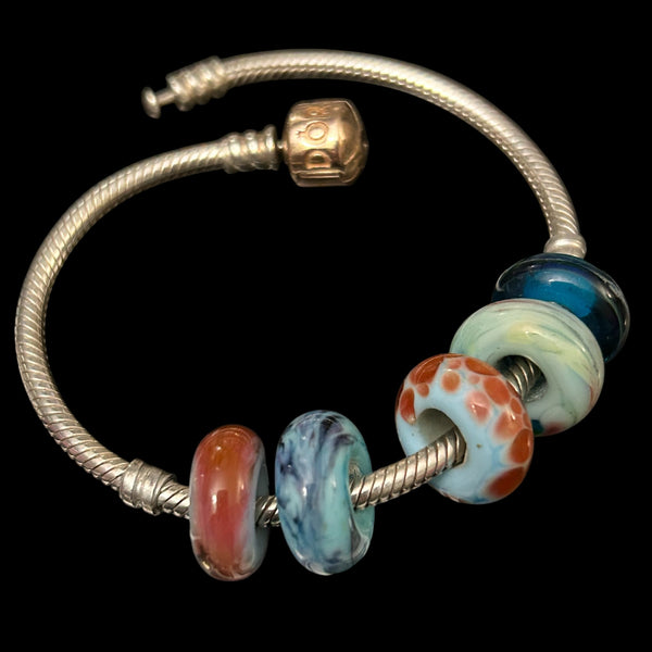 Handmade Glass European Bracelet Beads
