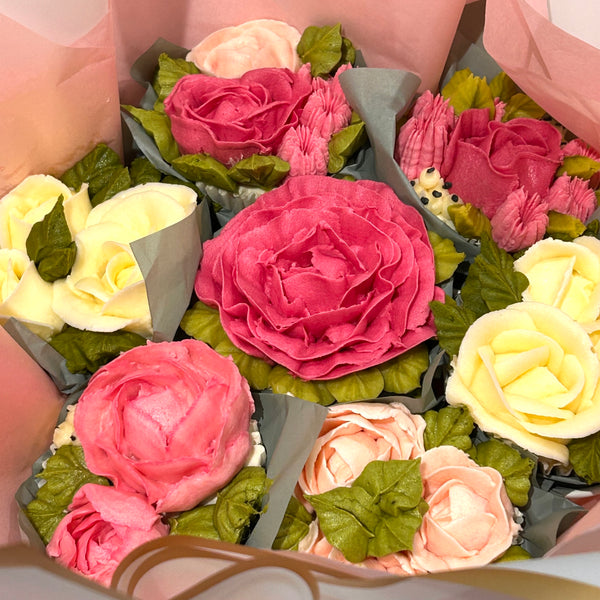 Buttercream cupcake bouquet - Mrs O’Reilly’s - Cakes of Art