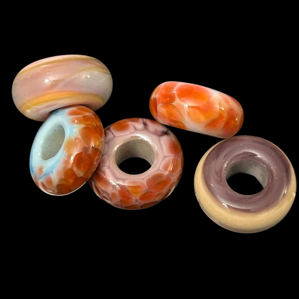 Handmade Glass European Bracelet Beads