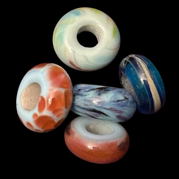 Handmade Glass European Bracelet Beads