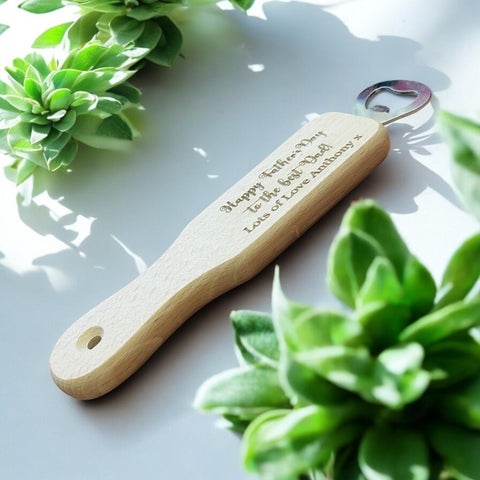 Fathers Day personalised Bottle Opener