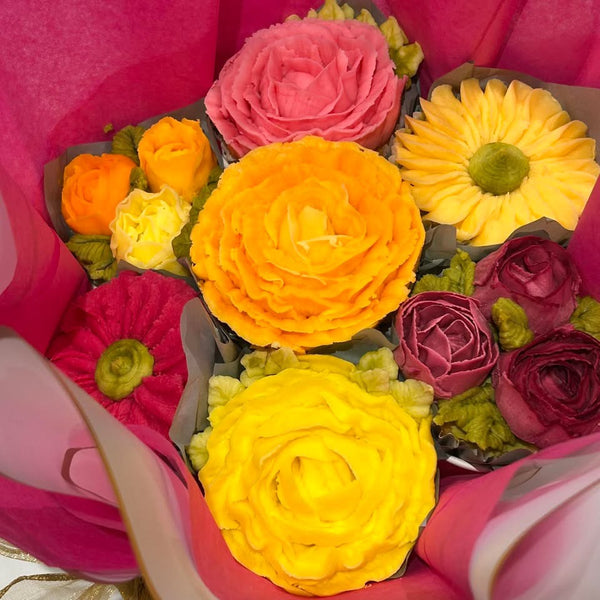 Buttercream cupcake bouquet - Mrs O’Reilly’s - Cakes of Art