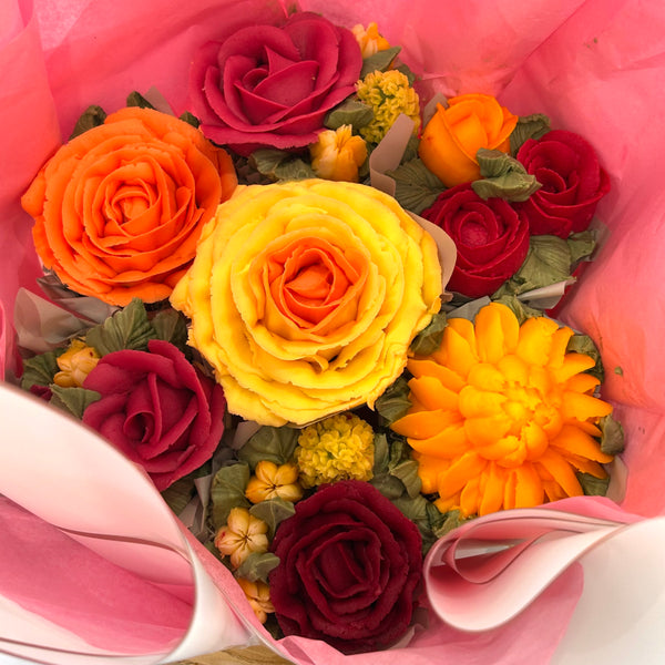 Buttercream cupcake bouquet - Mrs O’Reilly’s - Cakes of Art