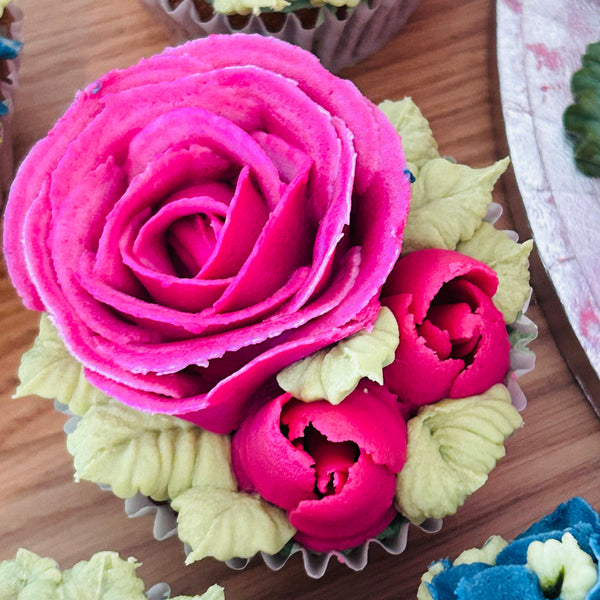 Buttercream cupcake bouquet - Mrs O’Reilly’s - Cakes of Art