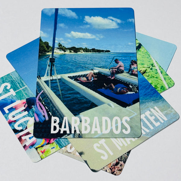 Holiday snap magnets, fridge magnet.