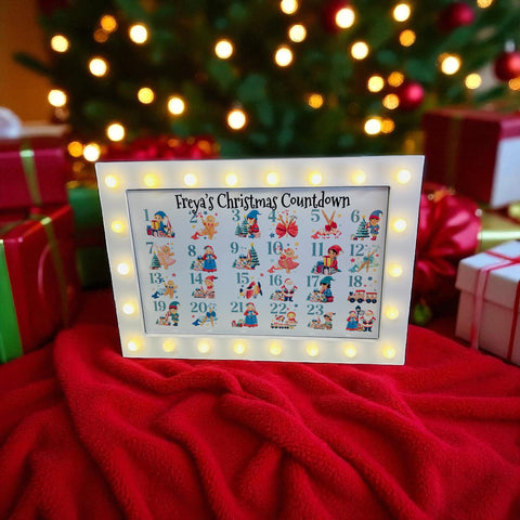 Light up Christmas Countdown decoration
