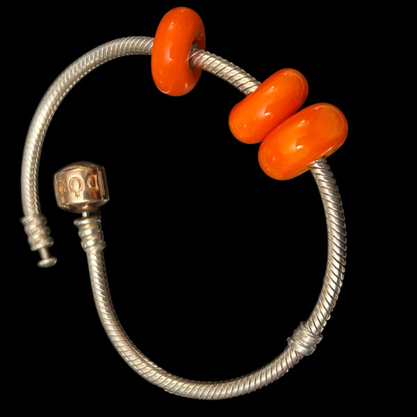 Handmade Glass European Bracelet Beads