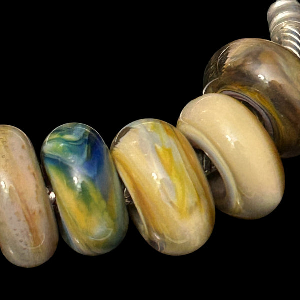 Handmade Glass European Bracelet Beads