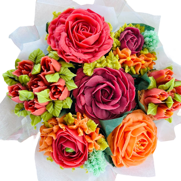 Buttercream cupcake bouquet - Mrs O’Reilly’s - Cakes of Art