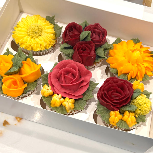 Floral Buttercream Cupcake Workshop - one to one