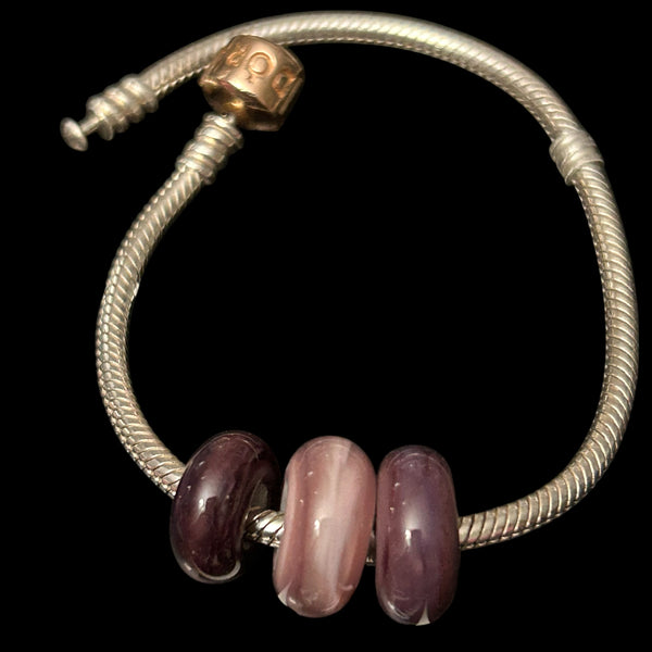 Handmade Glass European Bracelet Beads