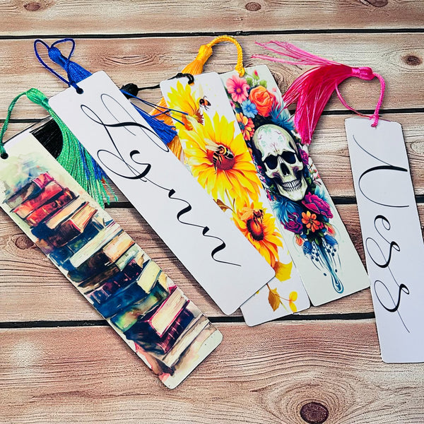 Personalised Aluminium Bookmark (Double sided)