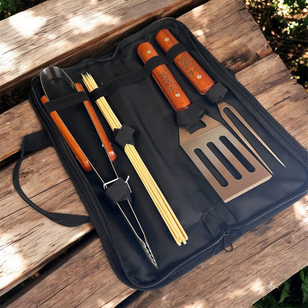 Barbecue 3 Piece Set in Zip up Case