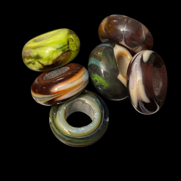 Handmade Glass European Bracelet Beads