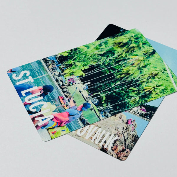 Holiday snap magnets, fridge magnet.