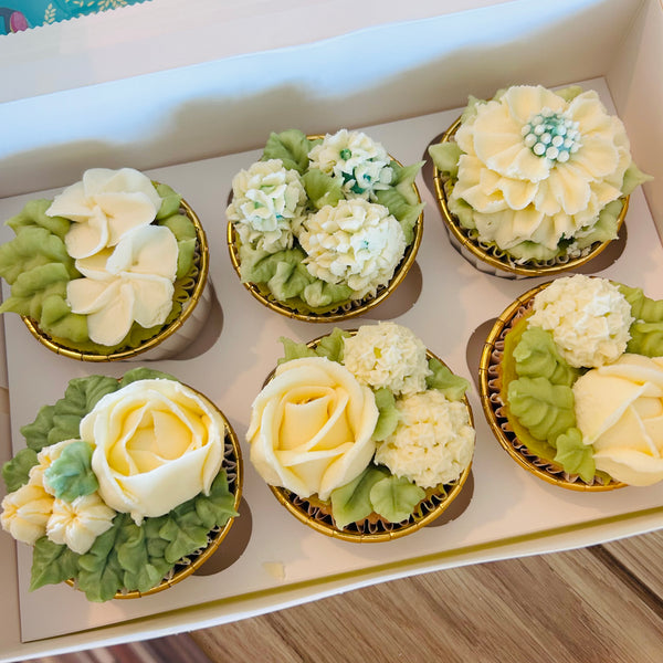 Floral Buttercream Cupcake Workshop - one to one
