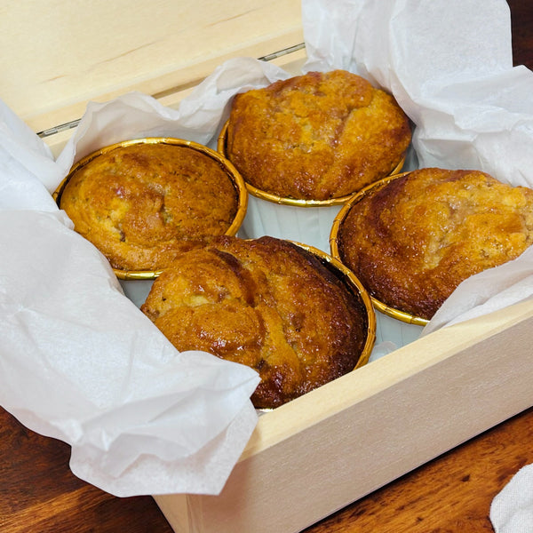 Marvellous muffins in a wooden, personalised, keepsake box - Mrs O’Reilly’s Cakes of Art