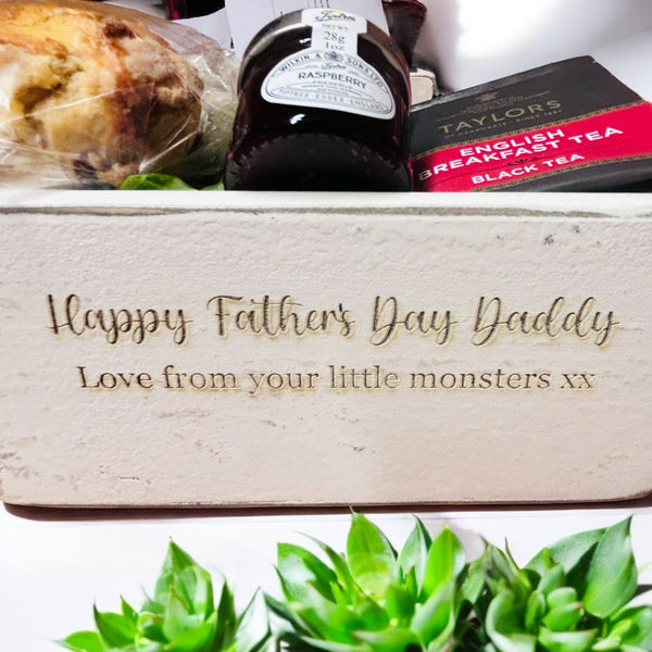Father’s Day, cream tea with fruit scones gift set - Mrs O’Reilly’s - cakes of art,  personalised, cream tea, clotted cream and jam