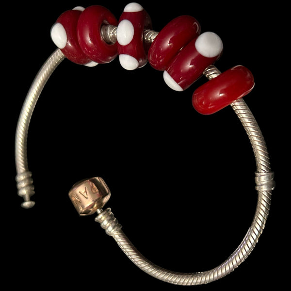 Handmade Glass European Bracelet Beads