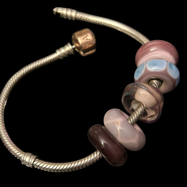 Handmade Glass European Bracelet Beads