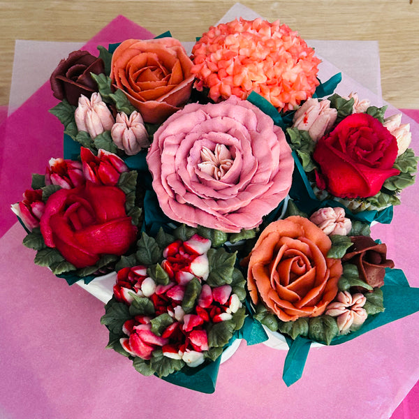 Buttercream cupcake bouquet - Mrs O’Reilly’s - Cakes of Art