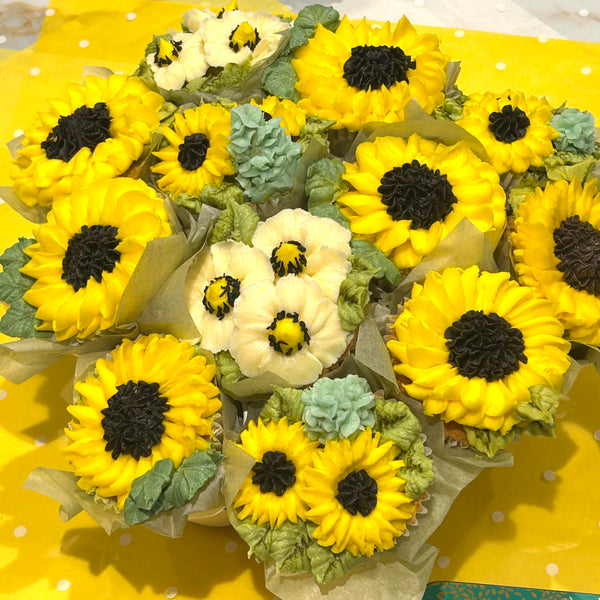 Buttercream cupcake bouquet - Mrs O’Reilly’s - Cakes of Art