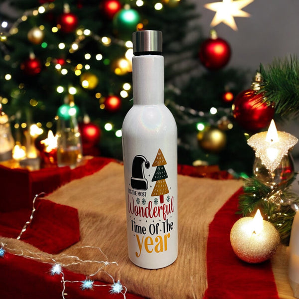 HALF PRICE- Christmas personalised insulated wine set