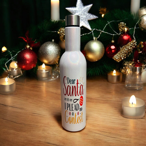 HALF PRICE- Christmas personalised insulated wine set