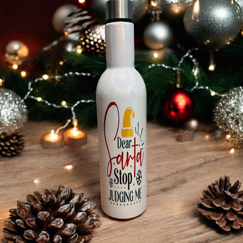HALF PRICE- Christmas personalised insulated wine set