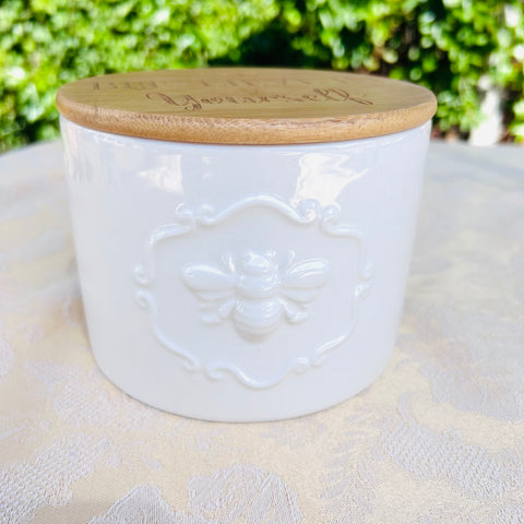 Ceramic Bee Personalised Storage Jar