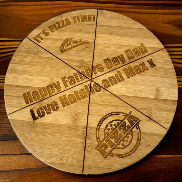 Pizza Board - Personalised bamboo pizza board