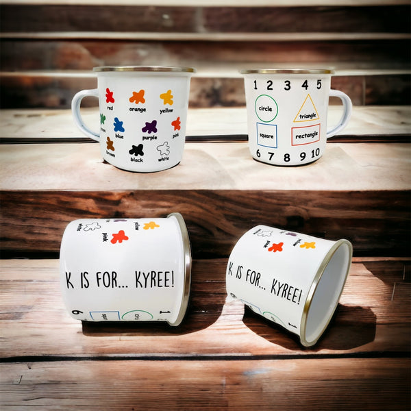 Enamel Learning Mug - personalised