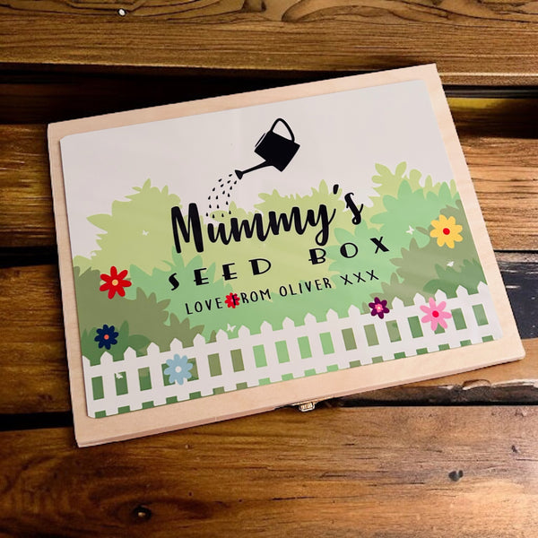 Garden Seed Box2 -  personalised