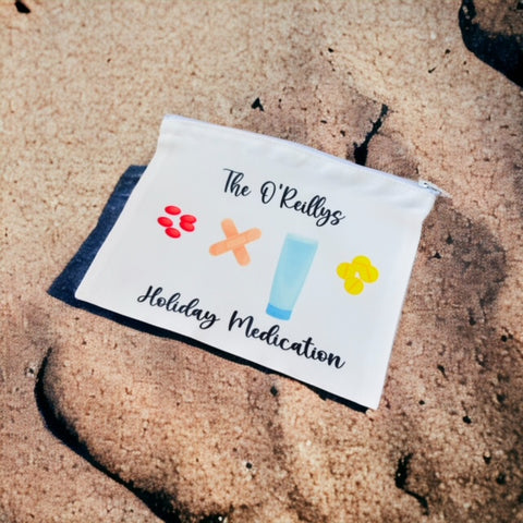 Holiday medication bag