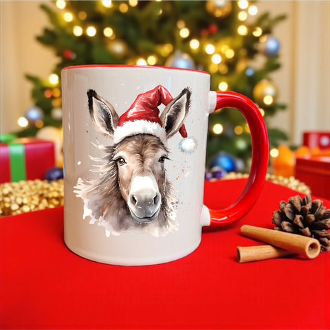 Christmas Animals Farmyard  Personalised Mug
