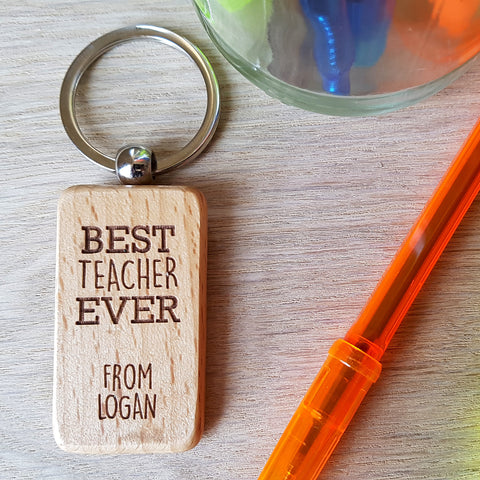 Teacher Keyring - Best Teacher Ever