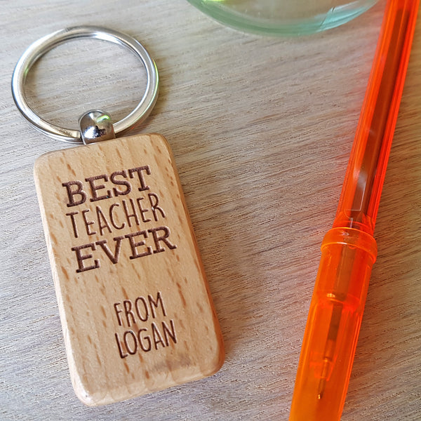 Teacher Keyring - Best Teacher Ever