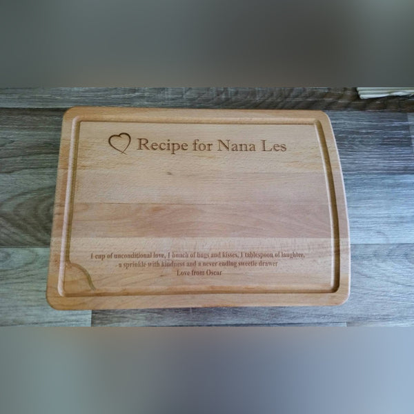 Recipe For A Mummy Chopping Board