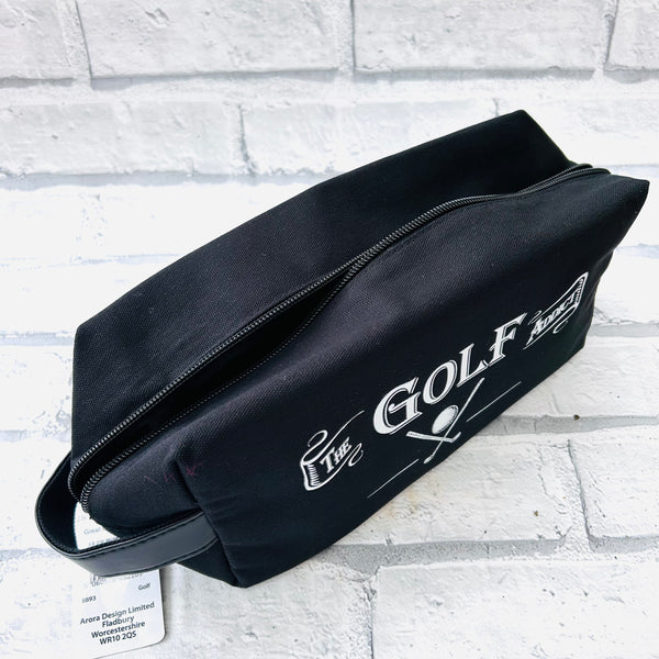 The golf addict wash bag