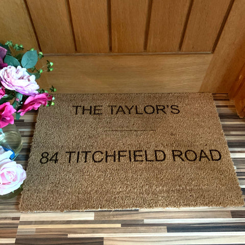 Door Mat - Personalised