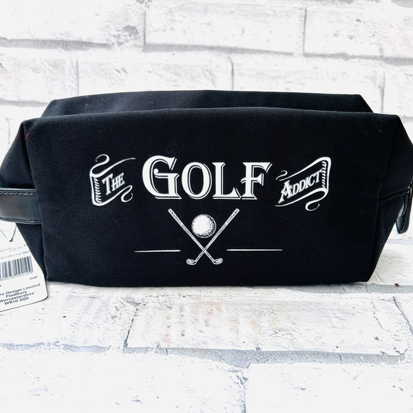 The golf addict wash bag