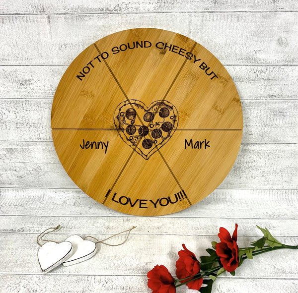 Valentines pizza boards - 4 designs