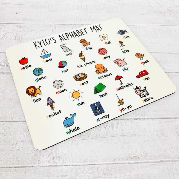 Learning Table Mat - Alphabet - Personalised